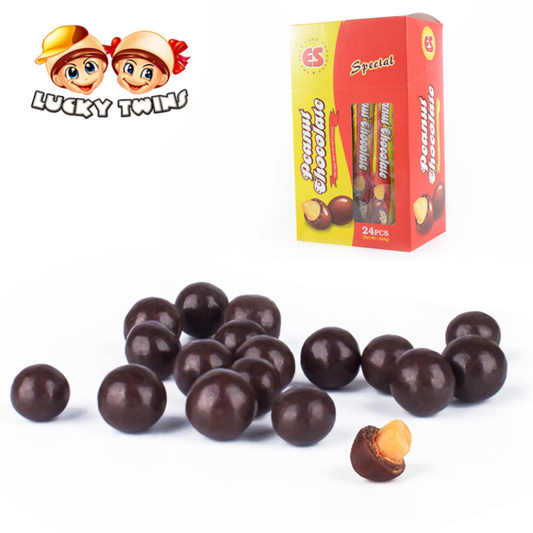 Couverture-peanut-ball-round-candy-chocolate-tube